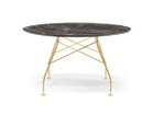 【カルテル/Kartell / GOODS】のGLOSSY / グロッシー ラウンド セラミックトップ 128 天板:ブランエンペラドール、脚部ゴールド|ID: prp329100004970461 ipo3291000000037275315