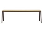 【ヴィトラ/Vitra / GOODS】のPlate Dining Table / プレート ダイニング テーブル ソリッドウッド天板 天板:ナチュラルオーク、脚部:チョコレート、サイズ:幅240 × 奥行100cm|ID: prp329100004970465 ipo3291000000037275355
