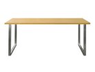 【リアルスタイル/REAL STYLE / GOODS】のMESICK dining table / ミーシック ダイニングテーブル 大人の最旬トレンドファッション＆コーディネート founy(ファウニー) テーブル Table, Dining Table モダン Modern, Contemporary ホーム・キャンプ・アウトドア・お取り寄せ Home Living / Home & Lifestyle / Camping Gear / Outdoor Camping 家具・インテリア Home Furniture & Interior. Stylish & Functional Living Spaces テーブル Dining, Coffee & Side Tables ダイニングテーブル・食卓テーブル Dining Tables thumbnail 天板:オーク、脚部:ヘアライン仕上、サイズ:幅180cm|ID: prp329100004970474 ipo3291000000037275429