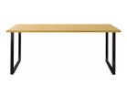 【リアルスタイル/REAL STYLE / GOODS】のMESICK dining table / ミーシック ダイニングテーブル 大人の最旬トレンドファッション＆コーディネート founy(ファウニー) テーブル Table, Dining Table モダン Modern, Contemporary ホーム・キャンプ・アウトドア・お取り寄せ Home Living / Home & Lifestyle / Camping Gear / Outdoor Camping 家具・インテリア Home Furniture & Interior. Stylish & Functional Living Spaces テーブル Dining, Coffee & Side Tables ダイニングテーブル・食卓テーブル Dining Tables thumbnail 天板:オーク、脚部:ブラック塗装、サイズ:幅180cm|ID: prp329100004970474 ipo3291000000037275430