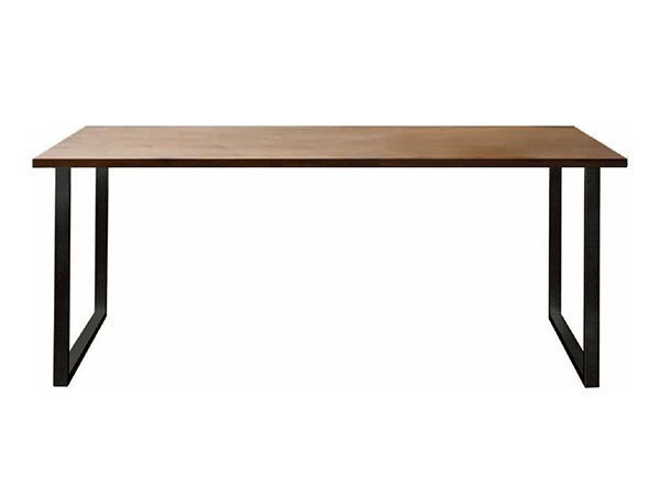 【リアルスタイル/REAL STYLE / GOODS】のMESICK dining table / ミーシック ダイニングテーブル インテリア・キッズ・メンズ・レディースファッション・服の通販 founy(ファウニー) 　テーブル　Table, Dining Table　モダン　Modern, Contemporary　ホーム・キャンプ・アウトドア・お取り寄せ　Home Living / Home & Lifestyle / Camping Gear / Outdoor Camping　家具・インテリア　Home Furniture & Interior. Stylish & Functional Living Spaces　テーブル　Dining, Coffee & Side Tables　ダイニングテーブル・食卓テーブル　Dining Tables　天板:ウォールナット、脚部:ブラック塗装、サイズ:幅180cm|ID: prp329100004970474 ipo3291000000037275431
