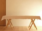 【広松木工/Hiromatsu Furniture / GOODS】のPRIMITIVO / プリミティーヴォ ダイニングテーブル オプションでテーブルクロス(リネン生地)の有無をご選択いただけます。|ID: prp329100004970478 ipo3291000000037275449