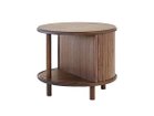 【アキ プラス/AKI+ / GOODS】のJYABARA Round Table / ジャバラ ラウンドテーブル 直径54cm ウッド:ウォールナット、天板・底板タイプ:無垢材|ID: prp329100004970481 ipo3291000000037275507