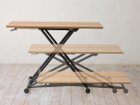 【フライミールーム/FLYMEe Room / GOODS】のLIFTING TABLE / 昇降式テーブル f41233 天板の高さを11cm～70cmの間で無段階に調整することができます。|ID: prp329100004970488 ipo3291000000037275552