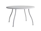 【リーン ロゼ/ligne roset / GOODS】のROSETPascal Mourgue steel leg / ロゼパスカル ムールグ ダイニングテーブル スチールレッグ 天板:ホワイト(ツヤあり)、脚部:シルバー|ID: prp329100004970510 ipo3291000000037275717