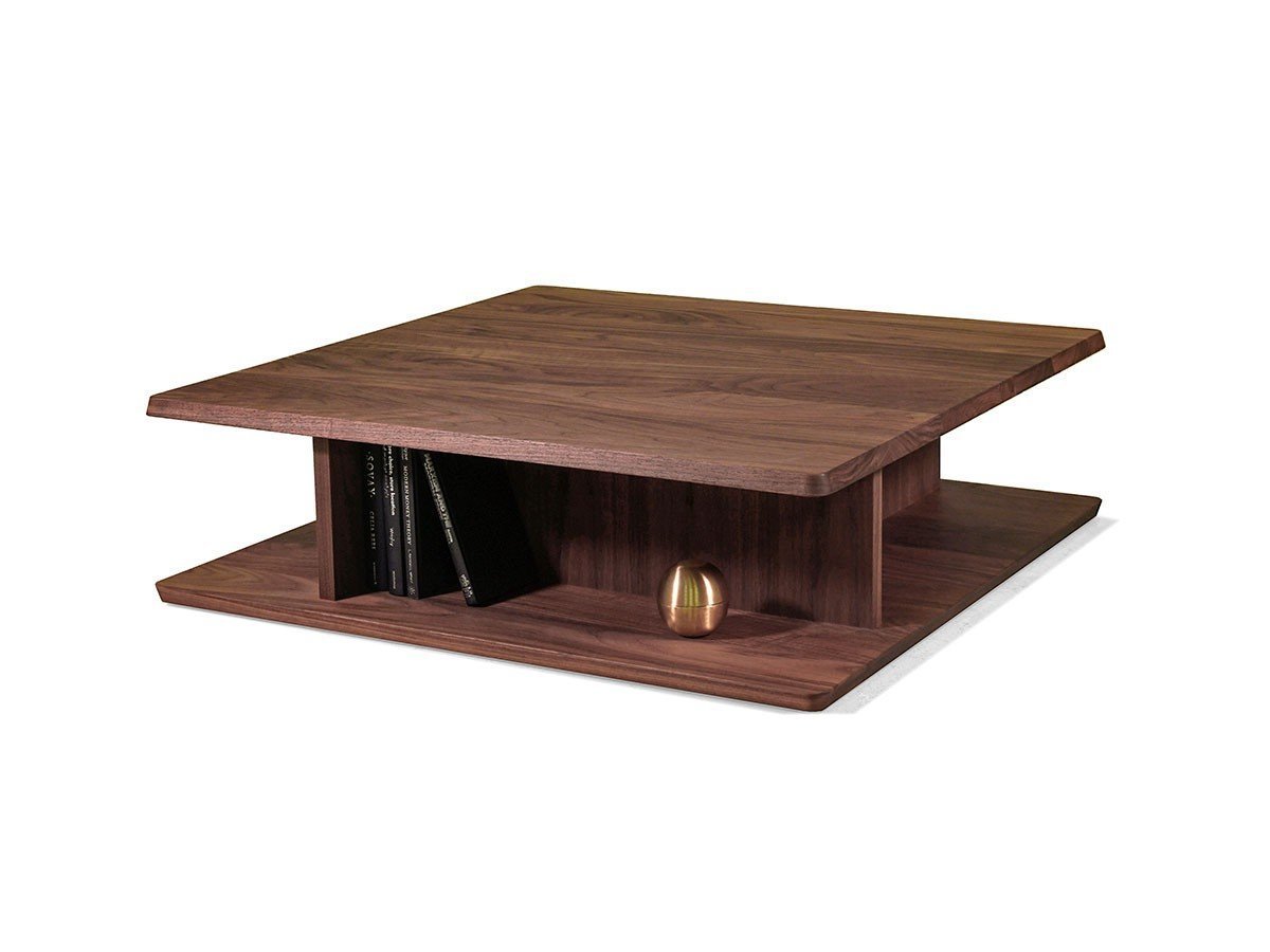 【マスターウォール/MASTERWAL / GOODS】のCOMPOSIT LIVING TABLE / コンポジット リビングテーブル インテリア・キッズ・メンズ・レディースファッション・服の通販 founy(ファウニー) 　送料無料　Free Shipping　センター　Center, Center Line　テーブル　Table, Dining Table　ホーム・キャンプ・アウトドア・お取り寄せ　Home Living / Home & Lifestyle / Camping Gear / Outdoor Camping　家具・インテリア　Home Furniture & Interior. Stylish & Functional Living Spaces　テーブル　Dining, Coffee & Side Tables　ローテーブル・センターテーブル　Coffee & Center Tables　ウッド:ウォールナット、サイズ:幅100 × 奥行100cm|ID: prp329100004970521 ipo3291000000037275772