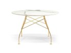 【カルテル/Kartell / GOODS】のGLOSSY / グロッシー ラウンド セラミックトップ 118 天板:ホワイトマーブル、脚部ゴールド|ID: prp329100004970523 ipo3291000000037275789