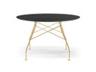 【カルテル/Kartell / GOODS】のGLOSSY / グロッシー ラウンド セラミックトップ 118 天板:ブラックマーブル、脚部ゴールド|ID: prp329100004970523 ipo3291000000037275792