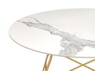【カルテル/Kartell / GOODS】のGLOSSY / グロッシー ラウンド セラミックトップ 118 天板:ホワイトマーブル、脚部ゴールド|ID: prp329100004970523 ipo3291000000037275810