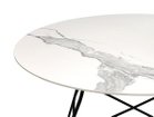 【カルテル/Kartell / GOODS】のGLOSSY / グロッシー ラウンド セラミックトップ 118 天板:ホワイトマーブル、脚部ブラック|ID: prp329100004970523 ipo3291000000037275811