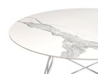 【カルテル/Kartell / GOODS】のGLOSSY / グロッシー ラウンド セラミックトップ 118 天板:ホワイトマーブル、脚部クローム|ID: prp329100004970523 ipo3291000000037275812