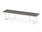 【スティール/stiiilll / GOODS】のTable Set / テーブルセット メラミンウッド天板 ハーフ + スチール脚 S 大人の最旬トレンドファッション＆コーディネート founy(ファウニー) ウッド Wooden Design シンプル Simple, Minimal スリム Slim, Slim Fit テーブル Table, Dining Table ハーフ Half, Half-Length ホーム・キャンプ・アウトドア・お取り寄せ Home Living / Home & Lifestyle / Camping Gear / Outdoor Camping 家具・インテリア Home Furniture & Interior. Stylish & Functional Living Spaces テーブル Dining, Coffee & Side Tables ローテーブル・センターテーブル Coffee & Center Tables thumbnail 天板ダークグレー、脚部ホワイト|ID: prp329100004970534 ipo3291000000037275866
