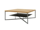 【杉山製作所/Sugiyama Seisakusho / GOODS】のKUROTETSU SUMI LIVING TABLE / クロテツ スミ リビングテーブル 大人の最旬トレンドファッション＆コーディネート founy(ファウニー) 送料無料 Free Shipping クール Cool, Chic シンプル Simple, Minimal スクエア Square, Square Shape テーブル Table, Dining Table 雑誌 Magazine, Fashion Magazine ホーム・キャンプ・アウトドア・お取り寄せ Home Living / Home & Lifestyle / Camping Gear / Outdoor Camping 家具・インテリア Home Furniture & Interior. Stylish & Functional Living Spaces テーブル Dining, Coffee & Side Tables ローテーブル・センターテーブル Coffee & Center Tables thumbnail 天板:ホワイトオーク、サイズ:幅90 × 奥行90cm|ID: prp329100004970535 ipo3291000000037275883