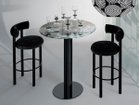 【トム ディクソン/Tom Dixon / GOODS】のTube High Base Black + Pebble Marble Top Round 900 / チューブハイ ベース + ペブルマーブルトップ ラウンド 900(ブラック脚) 参考イメージ|ID: prp329100004970556 ipo3291000000037276015