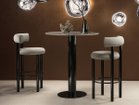 【トム ディクソン/Tom Dixon / GOODS】のTube High Base Black + Pebble Marble Top Round 900 / チューブハイ ベース + ペブルマーブルトップ ラウンド 900(ブラック脚) 参考イメージ|ID: prp329100004970556 ipo3291000000037276016