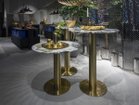 【トム ディクソン/Tom Dixon / GOODS】のTube High Base Black + Pebble Marble Top Round 900 / チューブハイ ベース + ペブルマーブルトップ ラウンド 900(ブラック脚) 参考イメージ|ID: prp329100004970556 ipo3291000000037276018