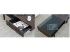 【フライミールーム/FLYMEe Room / GOODS】のLOW TABLE / ローテーブル 幅110cm f1154 左:引出しはリモコンなど小物の収納場所に。右:高級感のあるダークグレーのガラスを使用|ID: prp329100004970560 ipo3291000000037276035
