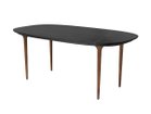 【ステラワークス/Stellar Works / GOODS】のLunar Dining Table Stone Top / ルナ ダイニングテーブル ストーントップ 天板:ブラックマーキナ、脚部:ウォルナット(ナチュラル)|ID: prp329100004970578 ipo3291000000037276118
