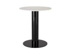 【トム ディクソン/Tom Dixon / GOODS】のTube Base Black + White Marble Top Round 600 / チューブ ベース + ホワイトマーブルトップ ラウンド 600(ブラック脚) -|ID: prp329100004970582 ipo3291000000037276134