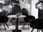 【トム ディクソン/Tom Dixon / GOODS】のTube Base Black + White Marble Top Round 600 / チューブ ベース + ホワイトマーブルトップ ラウンド 600(ブラック脚) 参考イメージ|ID: prp329100004970582 ipo3291000000037276135