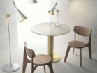 【トム ディクソン/Tom Dixon / GOODS】のTube Base Black + White Marble Top Round 600 / チューブ ベース + ホワイトマーブルトップ ラウンド 600(ブラック脚) 参考イメージ|ID: prp329100004970582 ipo3291000000037276138