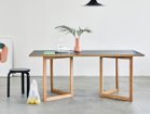 【スティール/stiiilll / GOODS】のTable Set / テーブルセット メラミン天板 ハーフ + 木脚 S 大人の最旬トレンドファッション＆コーディネート founy(ファウニー) シンプル Simple, Minimal スリム Slim, Slim Fit テーブル Table, Dining Table ハーフ Half, Half-Length フラット Flat, Flat Shoes ホーム・キャンプ・アウトドア・お取り寄せ Home Living / Home & Lifestyle / Camping Gear / Outdoor Camping 家具・インテリア Home Furniture & Interior. Stylish & Functional Living Spaces テーブル Dining, Coffee & Side Tables ローテーブル・センターテーブル Coffee & Center Tables thumbnail 参考イメージ|ID: prp329100004970628 ipo3291000000037276437