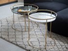 【ノットアンティークス/knot antiques / CRASH GATE】のBIX SIDE TABLE / ビックス サイドテーブル 大人の最旬トレンドファッション＆コーディネート founy(ファウニー) クラッシュ Distressed, Crashed Style テーブル Table, Dining Table ラグジュアリー Luxury, Elegant ヴィンテージ Vintage Style ホーム・キャンプ・アウトドア・お取り寄せ Home Living / Home & Lifestyle / Camping Gear / Outdoor Camping 家具・インテリア Home Furniture & Interior. Stylish & Functional Living Spaces テーブル Dining, Coffee & Side Tables サイドテーブル・ナイトテーブル Side & End Tables thumbnail|ID: prp329100004970635 ipo3291000000037276475