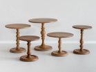 【ノットアンティークス/knot antiques / CRASH GATE】のTSUMUGI SIDE TABLE / ツムギ サイドテーブル 5タイプ展開です。左から、アザミ、クリム、アデル、ツムギ(本商品)、ホオズキ|ID: prp329100004970638 ipo3291000000037276493