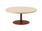 【ティーアンドオー/T&O / GOODS】のCoffee Table 90 / コーヒーテーブル 90 天板:メープル C-0(ウレタン塗装 / ナチュラルクリア)、脚部:レッド、天板タイプ:突板仕上げ|ID: prp329100004970642 ipo3291000000037276516