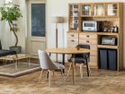 【イージーライフ/Easy Life / GOODS】のMEATH DINING TABLE / ミース ダイニングテーブル ラウンド天板(直径110cm)+ No.1脚(木角脚) 大人の最旬トレンドファッション＆コーディネート founy(ファウニー) オイル Body Oil コーティング Coating, Coated Finish テーブル Table, Dining Table ベーシック Basic, Essential ラウンド Round, Round Neck おすすめ Recommended / Our Picks ホーム・キャンプ・アウトドア・お取り寄せ Home Living / Home & Lifestyle / Camping Gear / Outdoor Camping 家具・インテリア Home Furniture & Interior. Stylish & Functional Living Spaces テーブル Dining, Coffee & Side Tables ダイニングテーブル・食卓テーブル Dining Tables thumbnail 参考イメージ|ID: prp329100004970649 ipo3291000000037276548