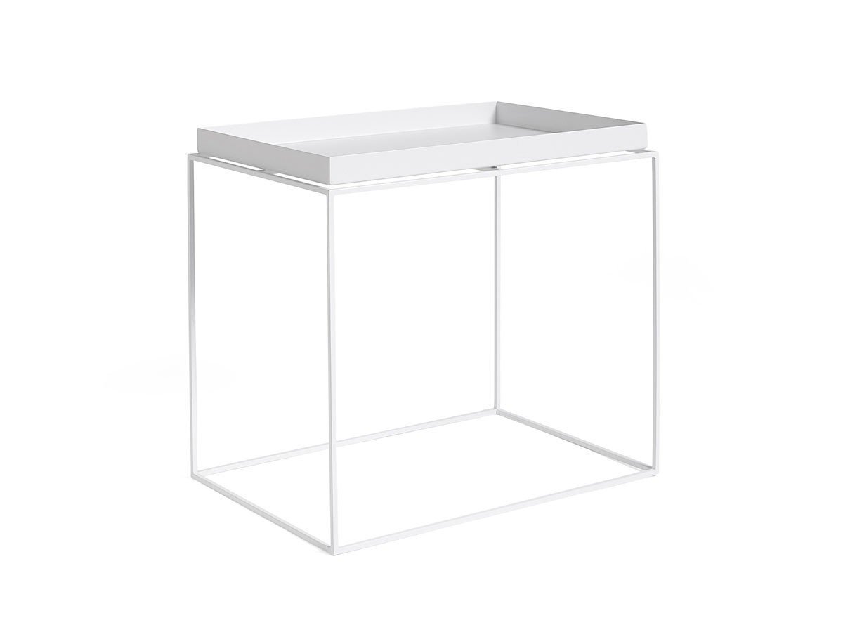 【ヘイ/HAY】のTRAY TABLE L / トレイ テーブル L インテリア・キッズ・メンズ・レディースファッション・服の通販 founy(ファウニー) 　送料無料　Free Shipping　おすすめ　Recommended / Our Picks　シンプル　Simple, Minimal　スリム　Slim, Slim Fit　テーブル　Table, Dining Table　フレーム　Frame, Outline　ホーム・キャンプ・アウトドア・お取り寄せ　Home Living / Home & Lifestyle / Camping Gear / Outdoor Camping　家具・インテリア　Home Furniture & Interior. Stylish & Functional Living Spaces　テーブル　Dining, Coffee & Side Tables　サイドテーブル・ナイトテーブル　Side & End Tables　ホワイト|ID: prp329100004970693 ipo3291000000037276749