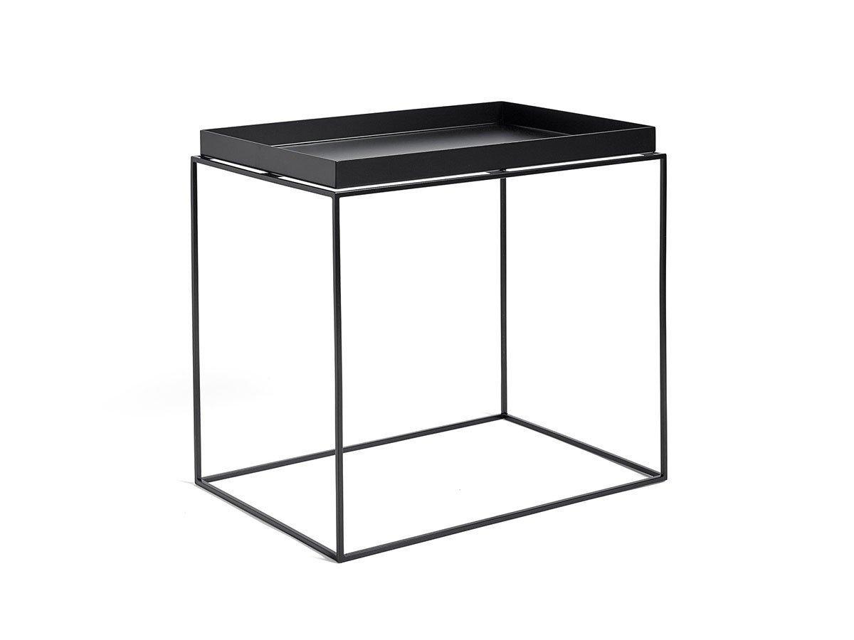 【ヘイ/HAY】のTRAY TABLE L / トレイ テーブル L インテリア・キッズ・メンズ・レディースファッション・服の通販 founy(ファウニー) 　送料無料　Free Shipping　おすすめ　Recommended / Our Picks　シンプル　Simple, Minimal　スリム　Slim, Slim Fit　テーブル　Table, Dining Table　フレーム　Frame, Outline　ホーム・キャンプ・アウトドア・お取り寄せ　Home Living / Home & Lifestyle / Camping Gear / Outdoor Camping　家具・インテリア　Home Furniture & Interior. Stylish & Functional Living Spaces　テーブル　Dining, Coffee & Side Tables　サイドテーブル・ナイトテーブル　Side & End Tables　ブラック|ID: prp329100004970693 ipo3291000000037276750