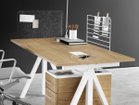 【ストリングファニチャー/String Furniture / GOODS】のWorks Sit-stand Meeting Table / Electrical / ワークス 昇降式ミーティングテーブル オーク天板 参考イメージ|ID: prp329100004970696 ipo3291000000037276762