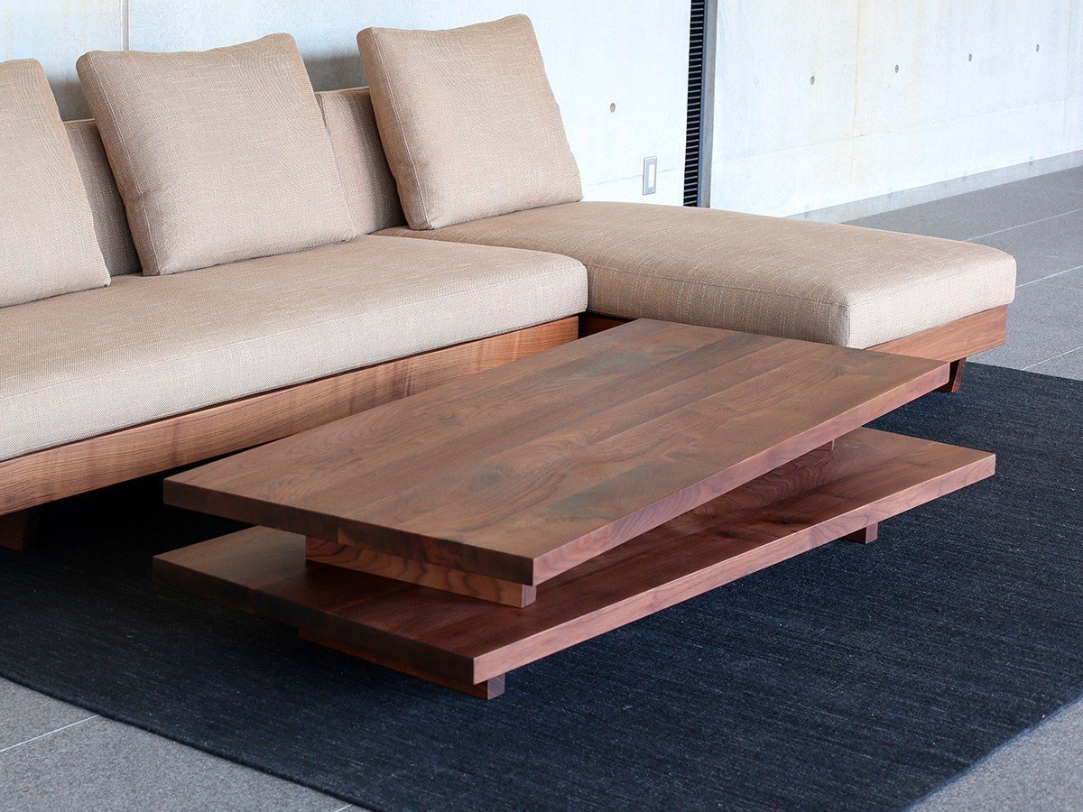 【ヌースプロジェクツ/NOUS PROJECTS / GOODS】のATE TABLE / アテ リビングテーブル インテリア・キッズ・メンズ・レディースファッション・服の通販 founy(ファウニー) 　送料無料　Free Shipping　センター　Center, Center Line　テーブル　Table, Dining Table　モチーフ　Motif, Design Theme　雑誌　Magazine, Fashion Magazine　ホーム・キャンプ・アウトドア・お取り寄せ　Home Living / Home & Lifestyle / Camping Gear / Outdoor Camping　家具・インテリア　Home Furniture & Interior. Stylish & Functional Living Spaces　テーブル　Dining, Coffee & Side Tables　ローテーブル・センターテーブル　Coffee & Center Tables　ウッド:ウォルナット、タイプ:上 / Aタイプ、下 / Bタイプ|ID: prp329100004970744 ipo3291000000037277000