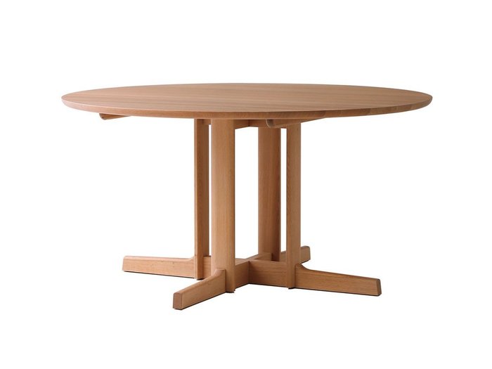 【日進木工/NISSHIN MOKKOU / GOODS】のWHITE WOOD Round Table / ホワイトウッド ラウンドテーブル 十字脚 高さ65～72cm インテリア・キッズ・メンズ・レディースファッション・服の通販 founy(ファウニー) https://founy.com/ ウッド Wooden Design シンプル Simple, Minimal テーブル Table, Dining Table ラウンド Round, Round Neck ホーム・キャンプ・アウトドア・お取り寄せ Home Living / Home & Lifestyle / Camping Gear / Outdoor Camping 家具・インテリア Home Furniture & Interior. Stylish & Functional Living Spaces テーブル Dining, Coffee & Side Tables ダイニングテーブル・食卓テーブル Dining Tables |ID: prp329100004970749 ipo3291000000037277016