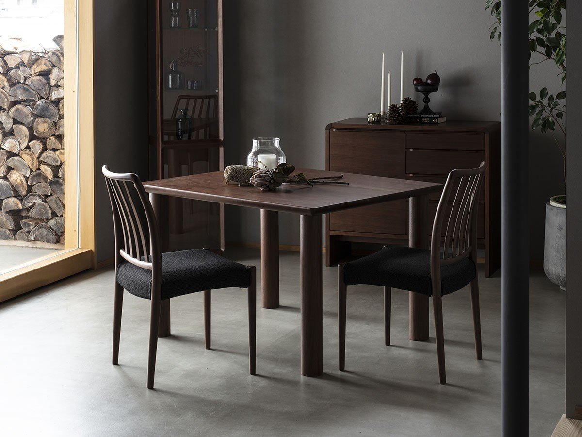 【日進木工/NISSHIN MOKKOU / GOODS】のSLOW Four-leg Dining Table / スロウ ダイニングテーブル 4本脚 インテリア・キッズ・メンズ・レディースファッション・服の通販 founy(ファウニー) 　テーブル　Table, Dining Table　ホーム・キャンプ・アウトドア・お取り寄せ　Home Living / Home & Lifestyle / Camping Gear / Outdoor Camping　家具・インテリア　Home Furniture & Interior. Stylish & Functional Living Spaces　テーブル　Dining, Coffee & Side Tables　ダイニングテーブル・食卓テーブル　Dining Tables　サイズ:幅110cm|ID: prp329100004970756 ipo3291000000037277044