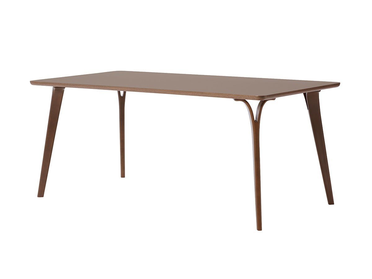 【天童木工/Tendo Mokko / GOODS】のDAN Dining Table / ダン ダイニングテーブル 幅165cm インテリア・キッズ・メンズ・レディースファッション・服の通販 founy(ファウニー) 　テーブル　Table, Dining Table　ホーム・キャンプ・アウトドア・お取り寄せ　Home Living / Home & Lifestyle / Camping Gear / Outdoor Camping　家具・インテリア　Home Furniture & Interior. Stylish & Functional Living Spaces　テーブル　Dining, Coffee & Side Tables　ダイニングテーブル・食卓テーブル　Dining Tables　ブラウンウォールナット|ID: prp329100004970769 ipo3291000000037277136