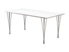 【フリッツ ハンセン/FRITZ HANSEN / GOODS】のTABLE SERIES RECTANGULAR / テーブルシリーズ 長方形テーブル スパンレッグ B637 / B638 大人の最旬トレンドファッション＆コーディネート founy(ファウニー) ウッド Wooden Design テーブル Table, Dining Table フレーム Frame, Outline ホーム・キャンプ・アウトドア・お取り寄せ Home Living / Home & Lifestyle / Camping Gear / Outdoor Camping 家具・インテリア Home Furniture & Interior. Stylish & Functional Living Spaces テーブル Dining, Coffee & Side Tables ダイニングテーブル・食卓テーブル Dining Tables thumbnail 天板:ラミネート / ホワイト、脚部:クローム仕上|ID: prp329100004970774 ipo3291000000037277156