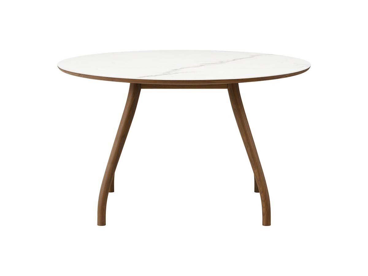 【マルニコレクション/MARUNI COLLECTION / GOODS】のTako Round Table 120 / タコ ラウンドテーブル 直径120cm セラミック天板 インテリア・キッズ・メンズ・レディースファッション・服の通販 founy(ファウニー) 　オーガニック　Organic Cotton　テーブル　Table, Dining Table　フォルム　Silhouette, Form　フレーム　Frame, Outline　ラウンド　Round, Round Neck　ホーム・キャンプ・アウトドア・お取り寄せ　Home Living / Home & Lifestyle / Camping Gear / Outdoor Camping　家具・インテリア　Home Furniture & Interior. Stylish & Functional Living Spaces　テーブル　Dining, Coffee & Side Tables　ダイニングテーブル・食卓テーブル　Dining Tables　フレーム:ウォルナット CA-0(ウレタン樹脂塗装 / ナチュラルブラウン)、天板:カラカッタ|ID: prp329100004970786 ipo3291000000037277209