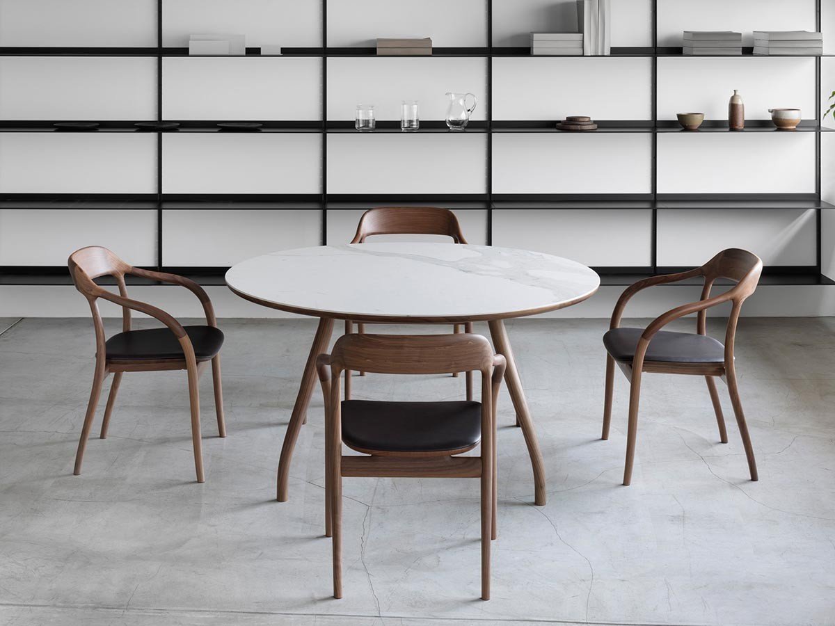 【マルニコレクション/MARUNI COLLECTION / GOODS】のTako Round Table 120 / タコ ラウンドテーブル 直径120cm セラミック天板 インテリア・キッズ・メンズ・レディースファッション・服の通販 founy(ファウニー) 　オーガニック　Organic Cotton　テーブル　Table, Dining Table　フォルム　Silhouette, Form　フレーム　Frame, Outline　ラウンド　Round, Round Neck　ホーム・キャンプ・アウトドア・お取り寄せ　Home Living / Home & Lifestyle / Camping Gear / Outdoor Camping　家具・インテリア　Home Furniture & Interior. Stylish & Functional Living Spaces　テーブル　Dining, Coffee & Side Tables　ダイニングテーブル・食卓テーブル　Dining Tables　|ID: prp329100004970786 ipo3291000000037277210