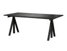【ストリングファニチャー/String Furniture / GOODS】のWorks Sit-stand Meeting Table / Electrical / ワークス 昇降式ミーティングテーブル 天板ブラック、脚部ブラック、引出しの有無:なし|ID: prp329100004970795 ipo3291000000037277265