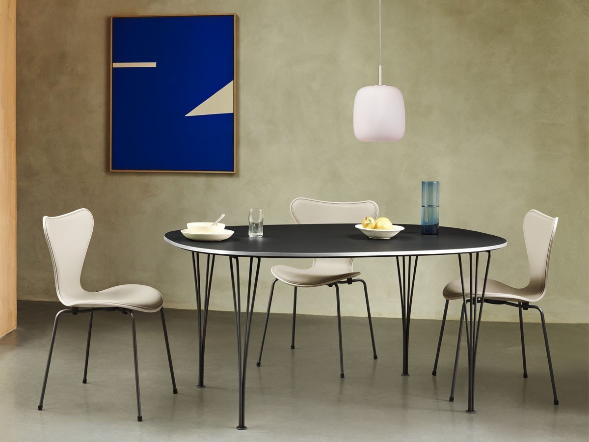 【フリッツ ハンセン/FRITZ HANSEN / GOODS】のTABLE SERIES SUPERELLIPSE / テーブルシリーズ スーパー楕円テーブル スパンレッグ B617 インテリア・キッズ・メンズ・レディースファッション・服の通販 founy(ファウニー) 　テーブル　Table, Dining Table　フォルム　Silhouette, Form　ホーム・キャンプ・アウトドア・お取り寄せ　Home Living / Home & Lifestyle / Camping Gear / Outdoor Camping　家具・インテリア　Home Furniture & Interior. Stylish & Functional Living Spaces　テーブル　Dining, Coffee & Side Tables　ダイニングテーブル・食卓テーブル　Dining Tables　参考イメージ|ID: prp329100004970817 ipo3291000000037277375