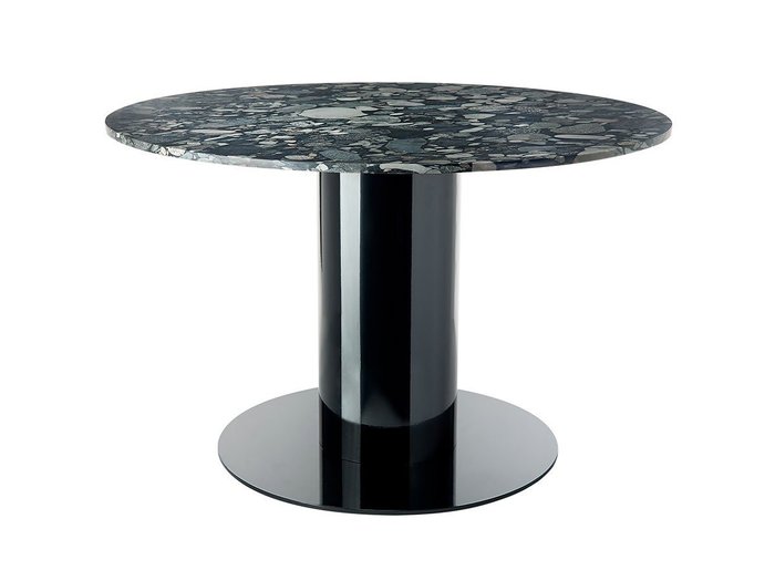【トム ディクソン/Tom Dixon / GOODS】のTube Wide Base Black + Pebble Marble Top Round 1200 / チューブワイド ベース + ペブルマーブルトップ ラウンド 1200(ブラック脚) インテリア・キッズ・メンズ・レディースファッション・服の通販 founy(ファウニー) https://founy.com/ エレガント 上品 Elegant シンプル Simple, Minimal チューブ Tube, Tube Top テーブル Table, Dining Table フォルム Silhouette, Form ラウンド Round, Round Neck ワイド Wide, Wide Fit ホーム・キャンプ・アウトドア・お取り寄せ Home Living / Home & Lifestyle / Camping Gear / Outdoor Camping 家具・インテリア Home Furniture & Interior. Stylish & Functional Living Spaces テーブル Dining, Coffee & Side Tables ダイニングテーブル・食卓テーブル Dining Tables |ID: prp329100004970829 ipo3291000000037277421