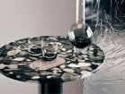 【トム ディクソン/Tom Dixon / GOODS】のTube Wide Base Black + Pebble Marble Top Round 1200 / チューブワイド ベース + ペブルマーブルトップ ラウンド 1200(ブラック脚) 天板参考イメージ|ID: prp329100004970829 ipo3291000000037277423