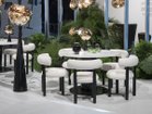 【トム ディクソン/Tom Dixon / GOODS】のTube Wide Base Black + Pebble Marble Top Round 1200 / チューブワイド ベース + ペブルマーブルトップ ラウンド 1200(ブラック脚) 参考イメージ|ID: prp329100004970829 ipo3291000000037277429