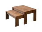 【リアルスタイル/REAL STYLE / GOODS】のCanna side table / カンナ サイドテーブル ウッド:ウォールナット、サイズ:(左から)Sサイズ、Mサイズ|ID: prp329100004970883 ipo3291000000037277641