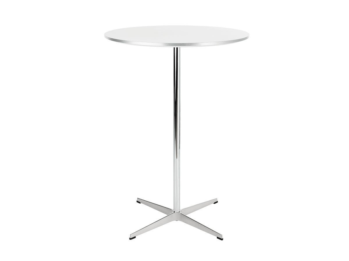 【フリッツ ハンセン/FRITZ HANSEN / GOODS】のBAR TABLE SERIES CIRCULAR / バーテーブルシリーズ 円形ハイテーブル A922 インテリア・キッズ・メンズ・レディースファッション・服の通販 founy(ファウニー) 　ウッド　Wooden Design　サテン　Satin, Glossy Fabric　テーブル　Table, Dining Table　フレーム　Frame, Outline　ホーム・キャンプ・アウトドア・お取り寄せ　Home Living / Home & Lifestyle / Camping Gear / Outdoor Camping　家具・インテリア　Home Furniture & Interior. Stylish & Functional Living Spaces　テーブル　Dining, Coffee & Side Tables　コンソールテーブル・カウンター机　Console & Hallway Tables　天板:ラミネート / ホワイト、脚部:サテン仕上|ID: prp329100004970895 ipo3291000000037277689