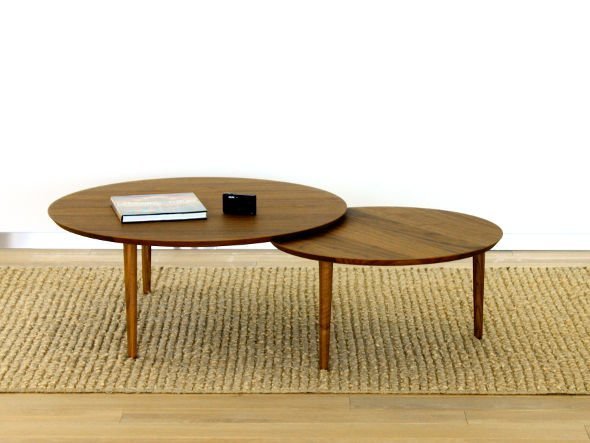 【高野木工/TAKANO MOKKOU / GOODS】のBALLOON LIVING TABLE / バルーン リビングテーブル 90-2枚(ウォルナット) インテリア・キッズ・メンズ・レディースファッション・服の通販 founy(ファウニー) 　テーブル　Table, Dining Table　バルーン　Balloon, Balloon Silhouette　送料無料　Free Shipping　ホーム・キャンプ・アウトドア・お取り寄せ　Home Living / Home & Lifestyle / Camping Gear / Outdoor Camping　家具・インテリア　Home Furniture & Interior. Stylish & Functional Living Spaces　テーブル　Dining, Coffee & Side Tables　ローテーブル・センターテーブル　Coffee & Center Tables　|ID: prp329100004970928 ipo3291000000037277854