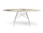【カルテル/Kartell / GOODS】のGLOSSY / グロッシー オーバル セラミックトップ 192 天板:シンフォニー、脚部クローム|ID: prp329100004970930 ipo3291000000037277861