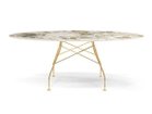 【カルテル/Kartell / GOODS】のGLOSSY / グロッシー オーバル セラミックトップ 192 天板:シンフォニー、脚部ゴールド|ID: prp329100004970930 ipo3291000000037277863